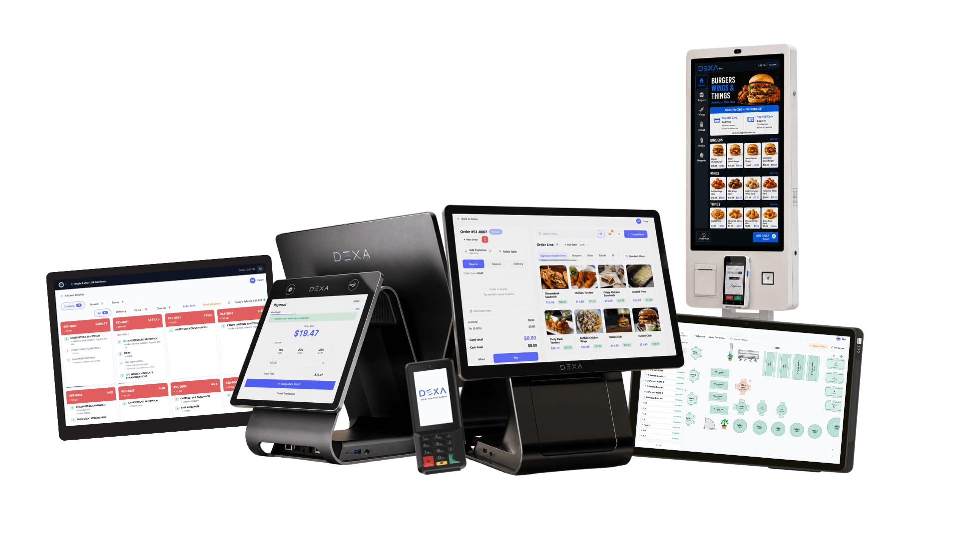 DEXA cash register display