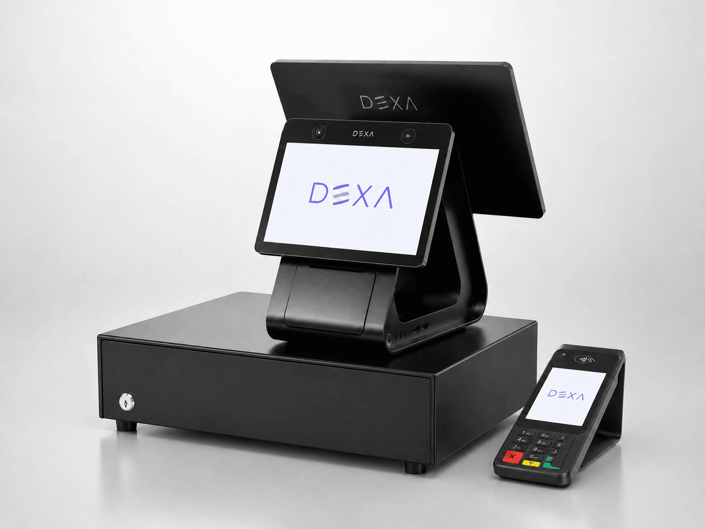 DEXA cash drawer and display hardware