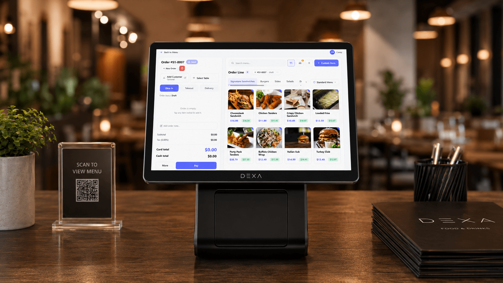 DEXA payment terminal